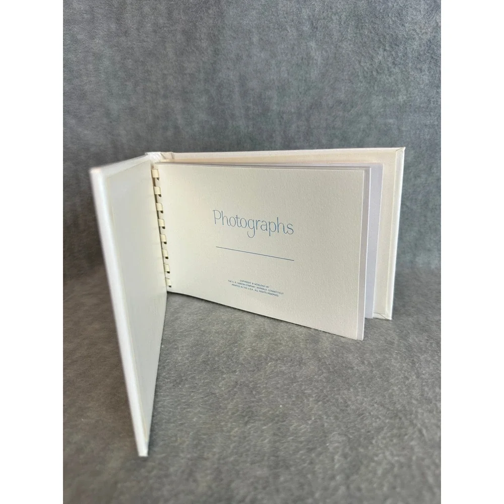VTG C R Gibson Baby Photo Album Memory Book Happiness is Being a Grandmother New
